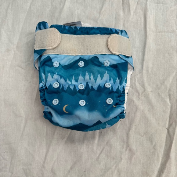 Thirsties Natural All in One (AIO) Cloth Diaper One Size
Mountains Forest Moon - Picture 1 of 9
